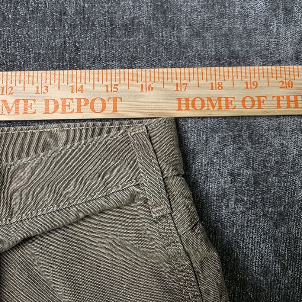 Carhartt Pants Mens 34x32 Brown B159 MUS Loose Canvas Carpenter Workwear Grunge - Picture 2 of 11